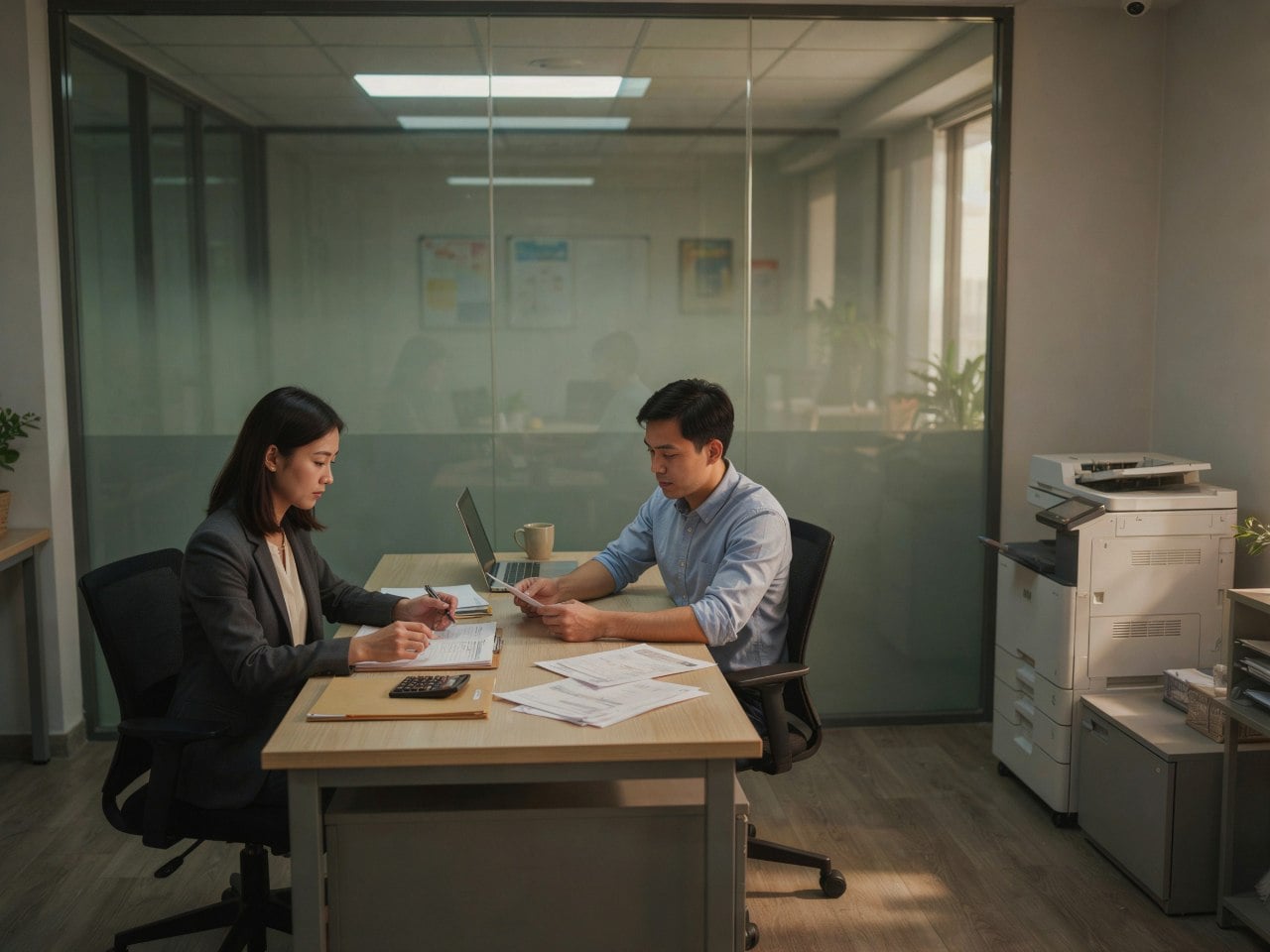 Hong Kong Office Financial Planning Scene